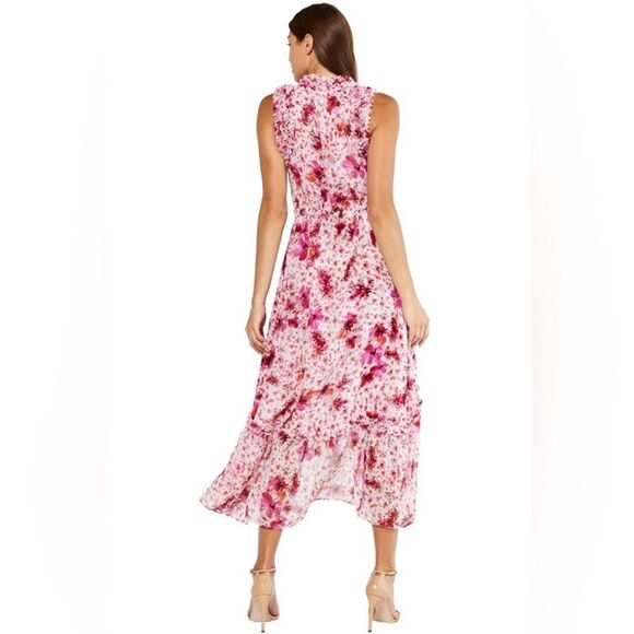 Misa Los Angeles Aurelie Gardenia Ruffled Midi Dress - Size XS - Picture 4 of 15